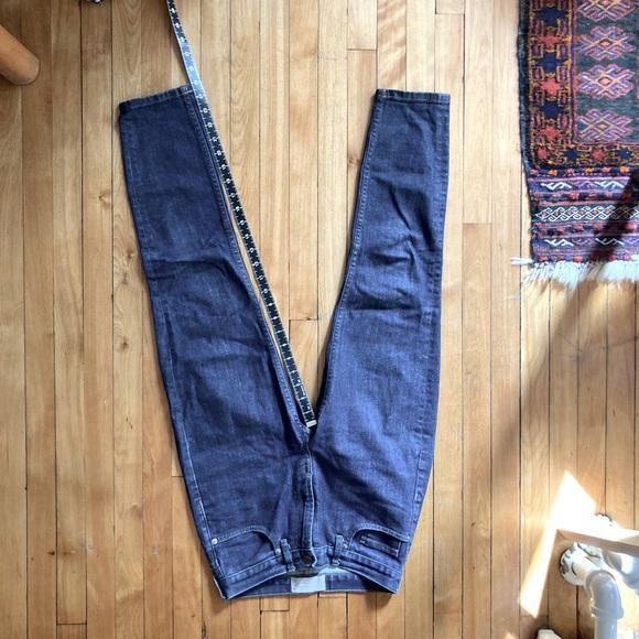 Everlane high-rise skinny jeans, dark indigo - Picture 3 of 4